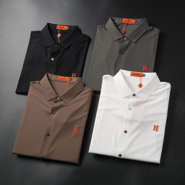 Picture of Hermes Shirts Short _SKUHermesM-3XL24cn0528446